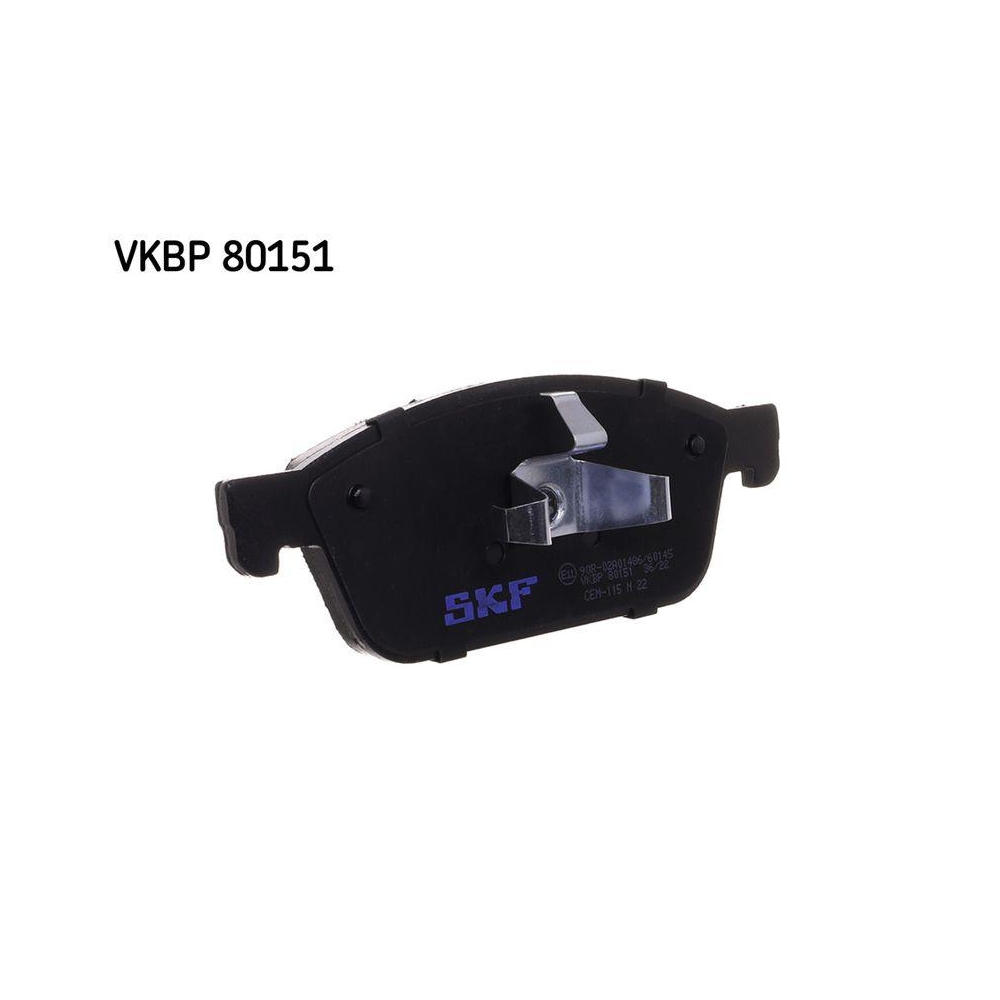 Bremsbelagsatz, Scheibenbremse SKF VKBP 80151 f&uuml;r FORD, Vorderachse