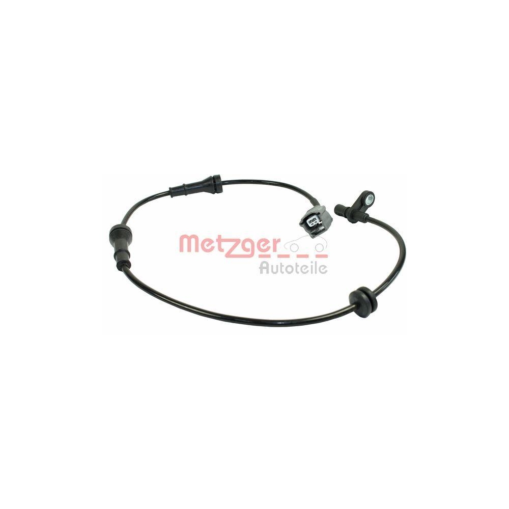 Sensor, Raddrehzahl METZGER 0900869 f&uuml;r NISSAN, Hinterachse rechts