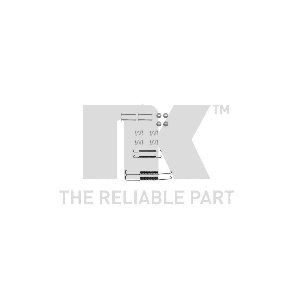 Zubeh&ouml;rsatz, Bremsbacken NK 7999510 f&uuml;r BEDFORD OPEL VAUXHALL, Hinterachse