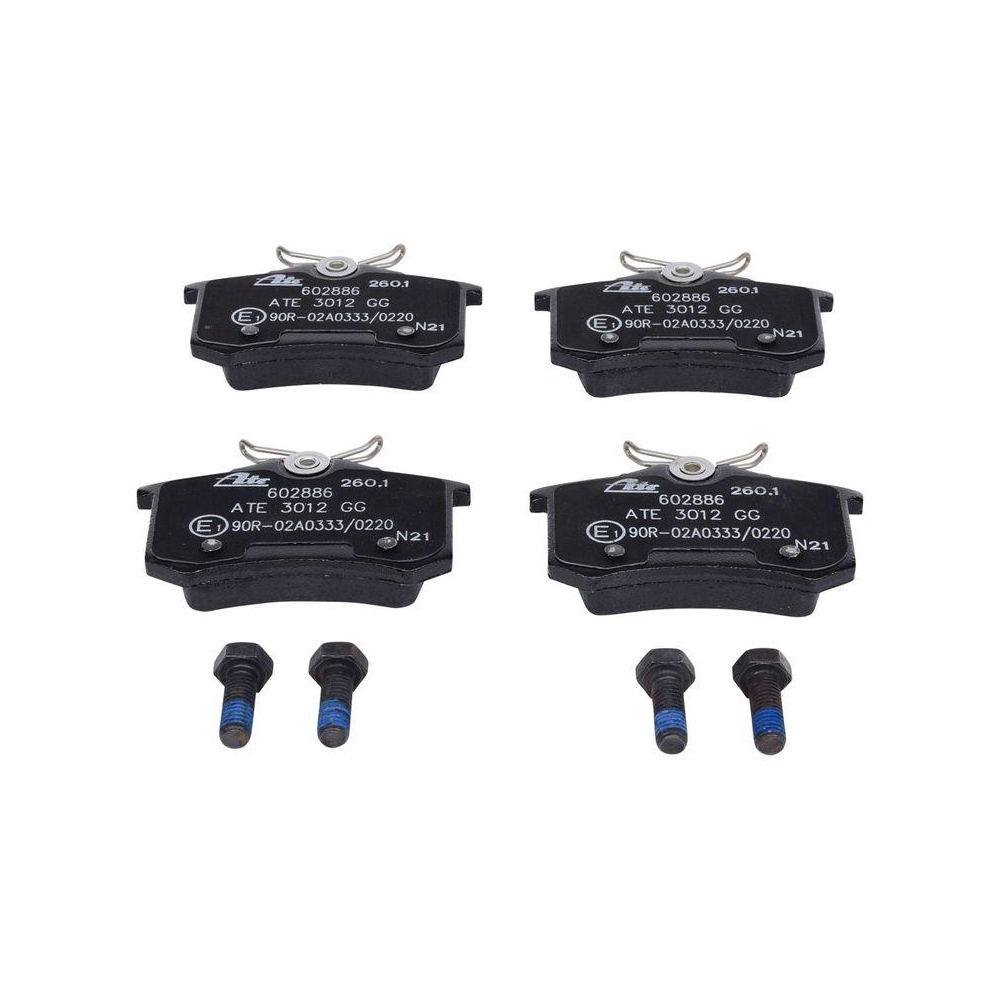 Bremsbelagsatz, Scheibenbremse ATE 13.0460-2886.2 für SEAT SKODA VAG