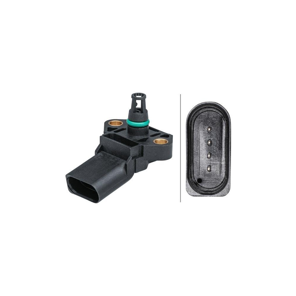 HELLA Sensor, Ladedruck 6PP 009 403-341 f&uuml;r AUDI SEAT SKODA VW