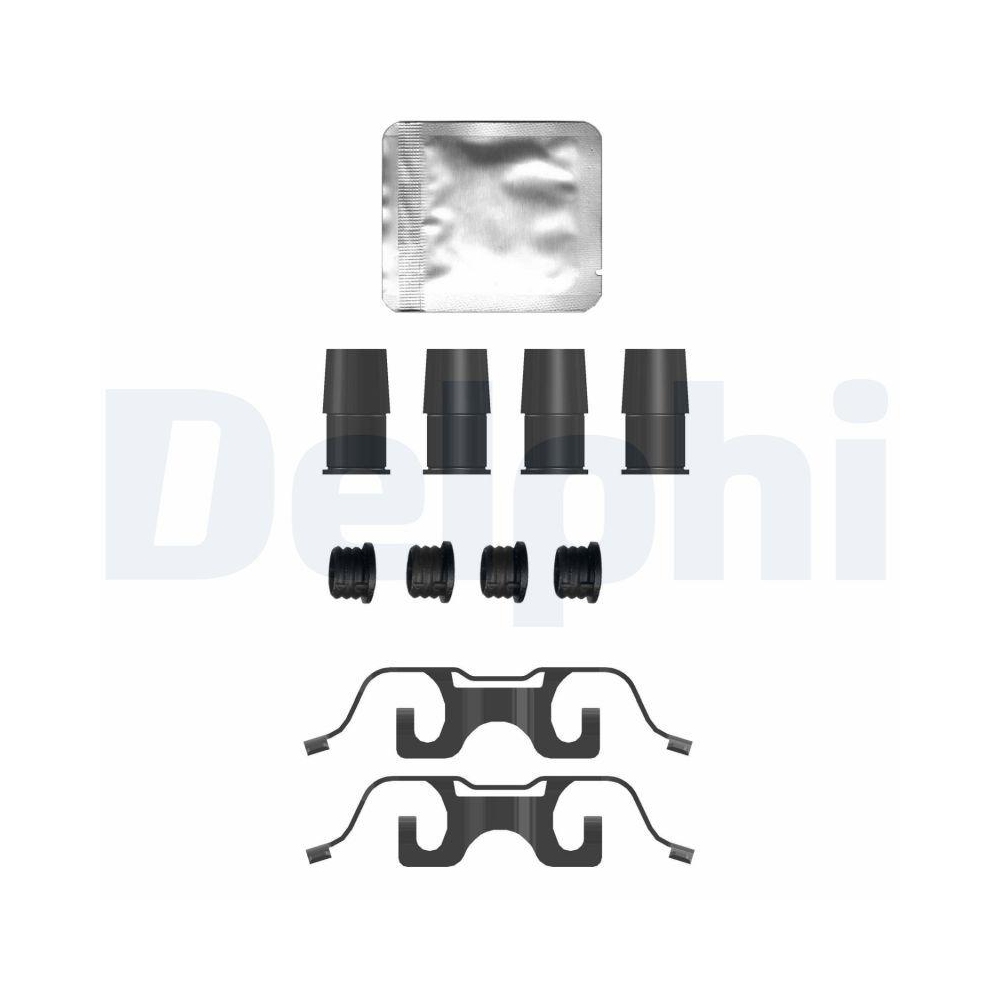 DELPHI LX0755 Zubeh&ouml;rsatz, Scheibenbremsbelag f&uuml;r MERCEDES-BENZ, Hinterachse