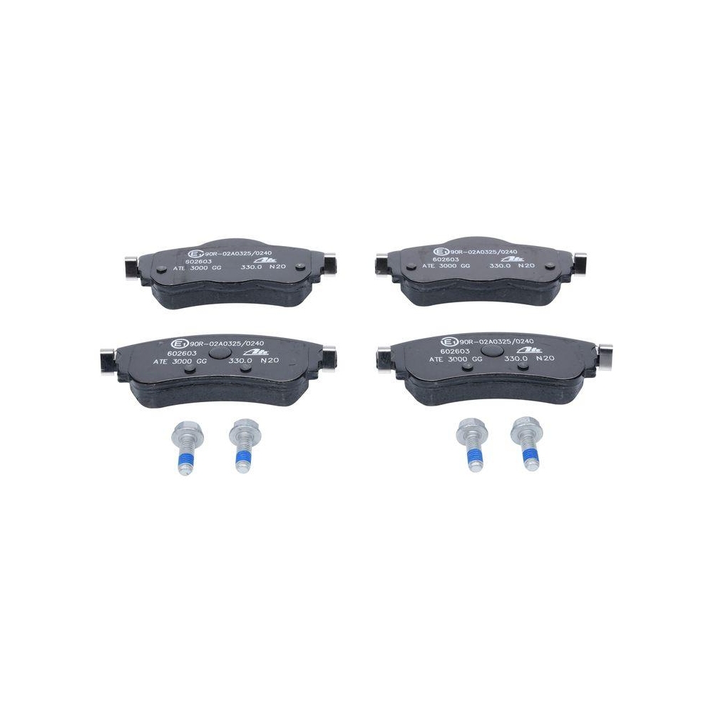 Bremsbelagsatz, Scheibenbremse ATE 13.0460-2603.2 f&uuml;r CITRO&Euml;N, Vorderachse