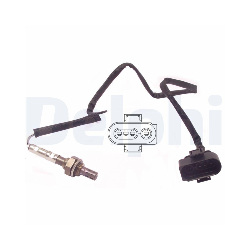 DELPHI ES10967-12B1 Lambdasonde f&uuml;r MAZDA SEAT VW, vor Katalysator