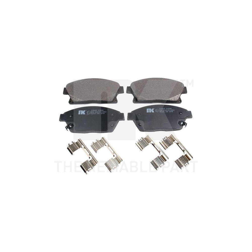 Bremsbelagsatz, Scheibenbremse NK 223646 für OPEL VAUXHALL CHEVROLET CADILLAC