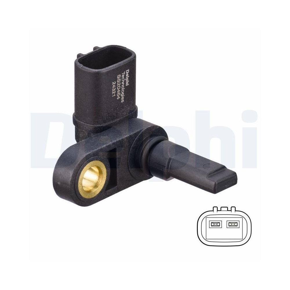 DELPHI SS20464 Sensor, Raddrehzahl f&uuml;r TOYOTA LEXUS, Hinterachse rechts