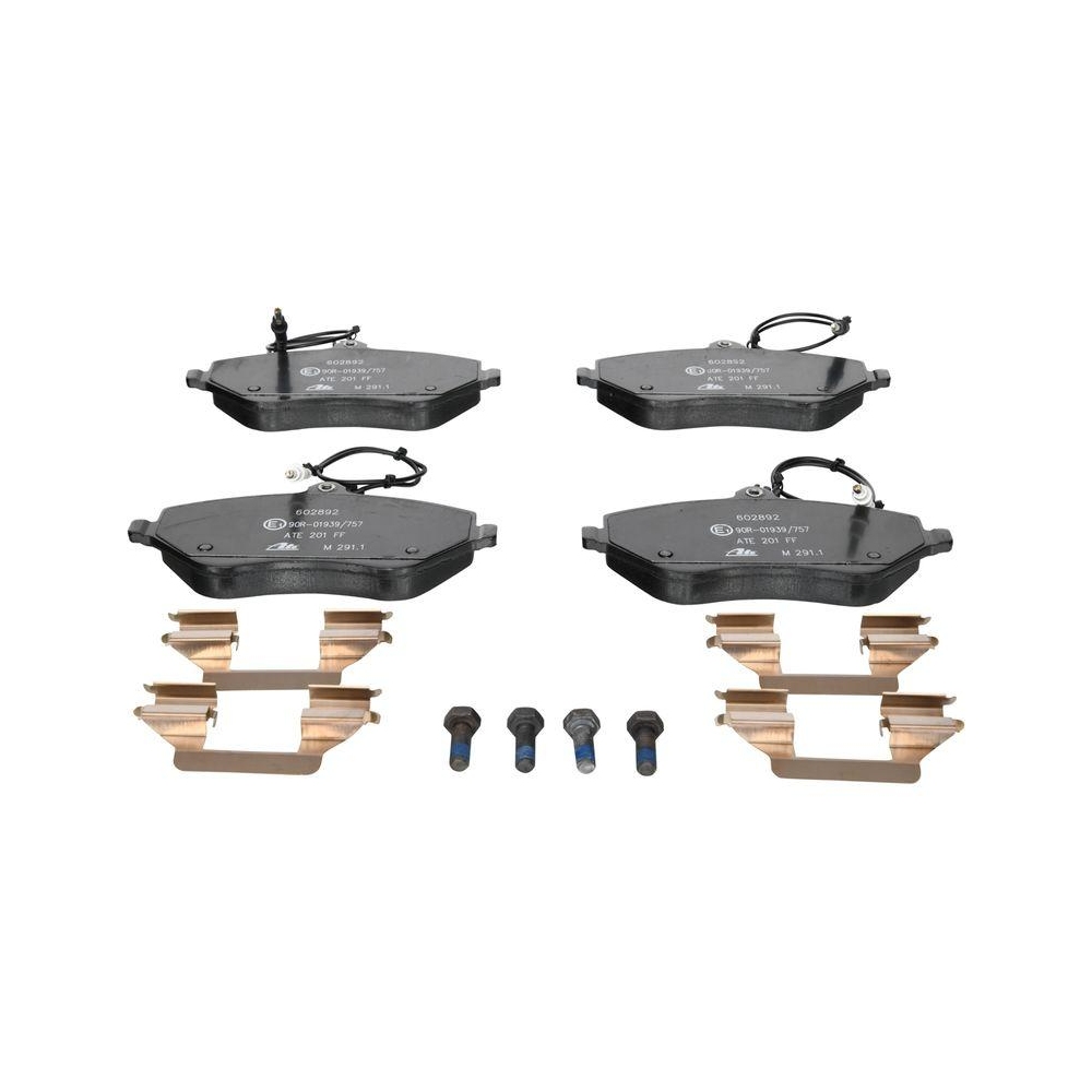 Bremsbelagsatz, Scheibenbremse ATE 13.0460-2892.2 f&uuml;r CITRO&Euml;N PEUGEOT