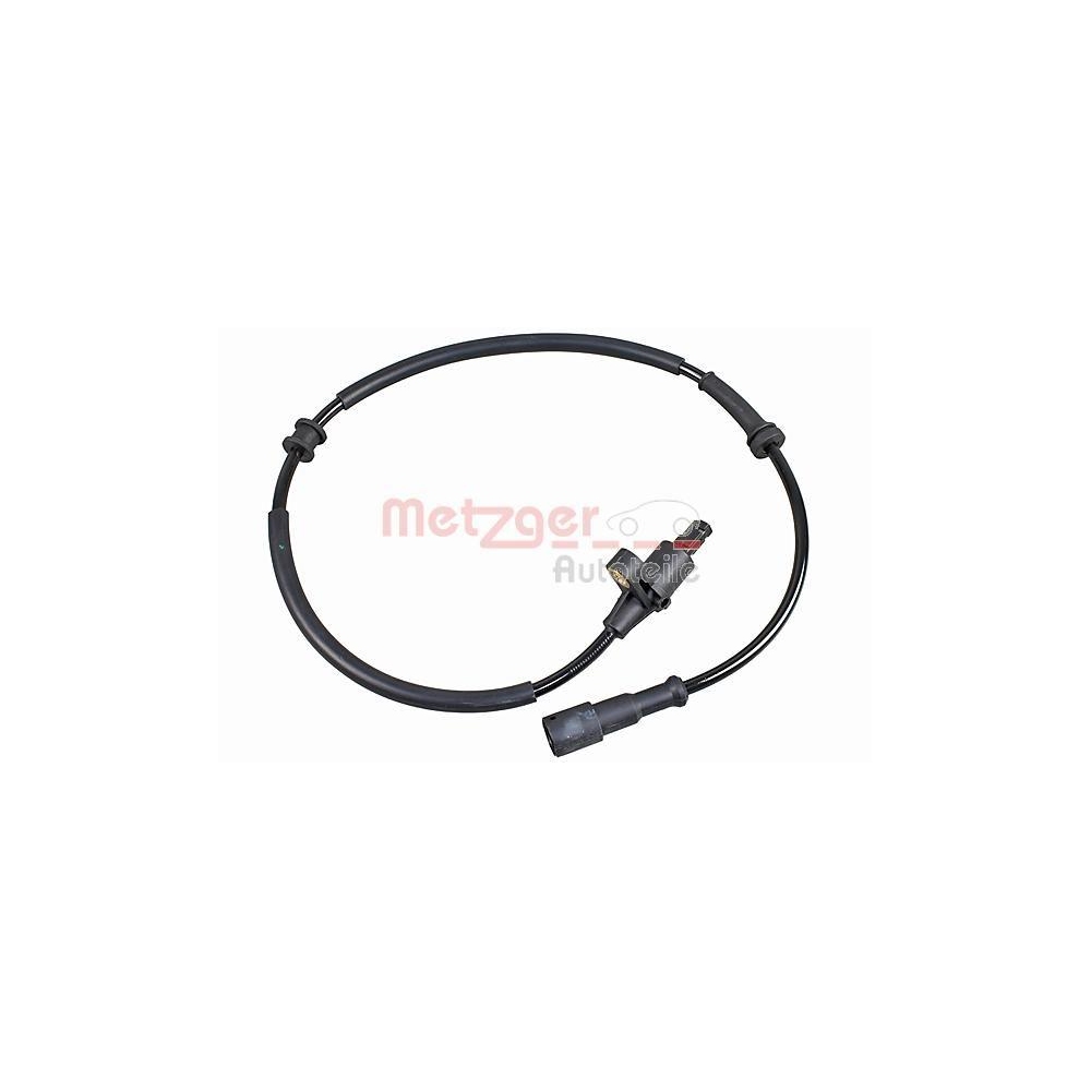 Sensor, Raddrehzahl METZGER 09001298 f&uuml;r RENAULT, Hinterachse links