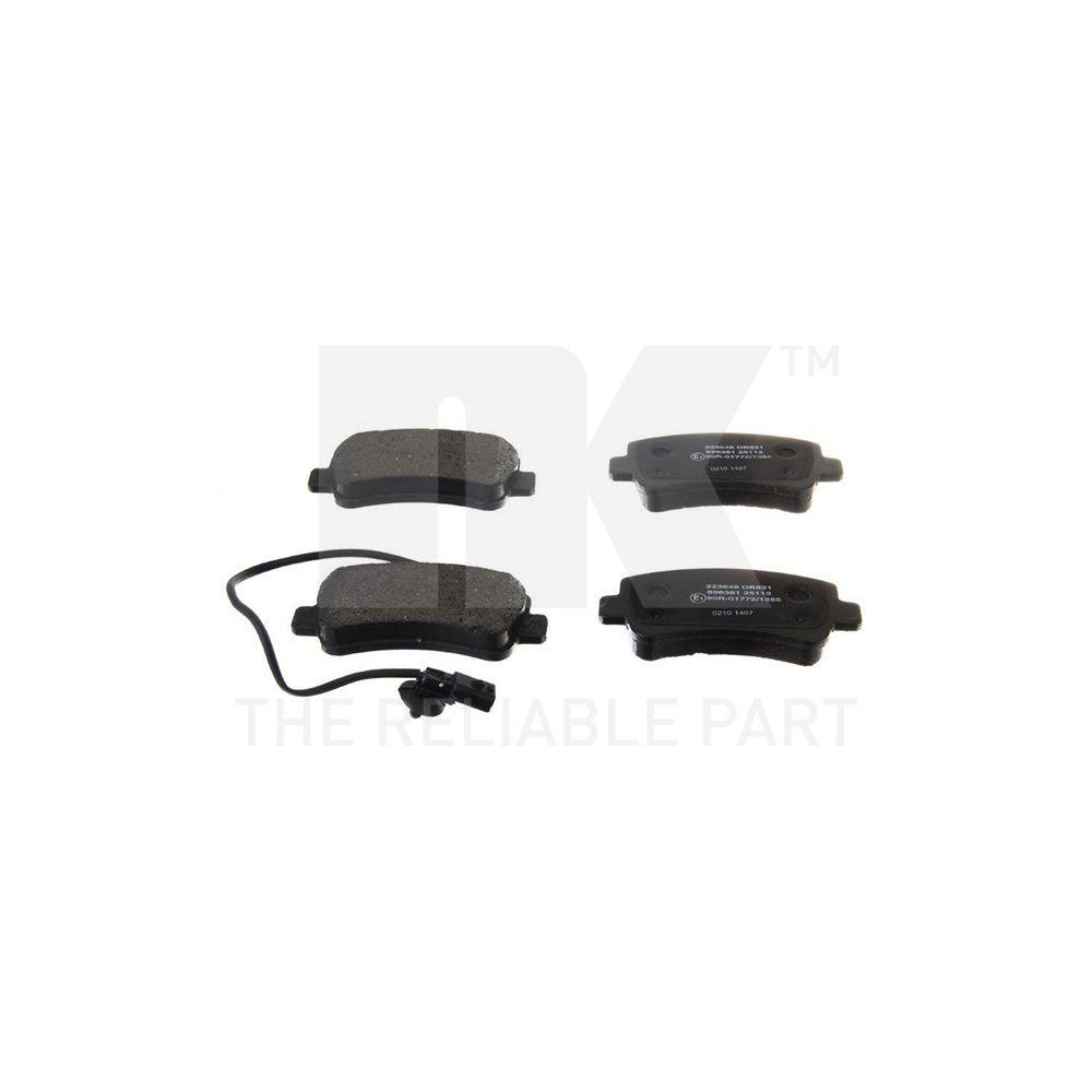 Bremsbelagsatz, Scheibenbremse NK 223648 f&uuml;r NISSAN OPEL RENAULT VAUXHALL