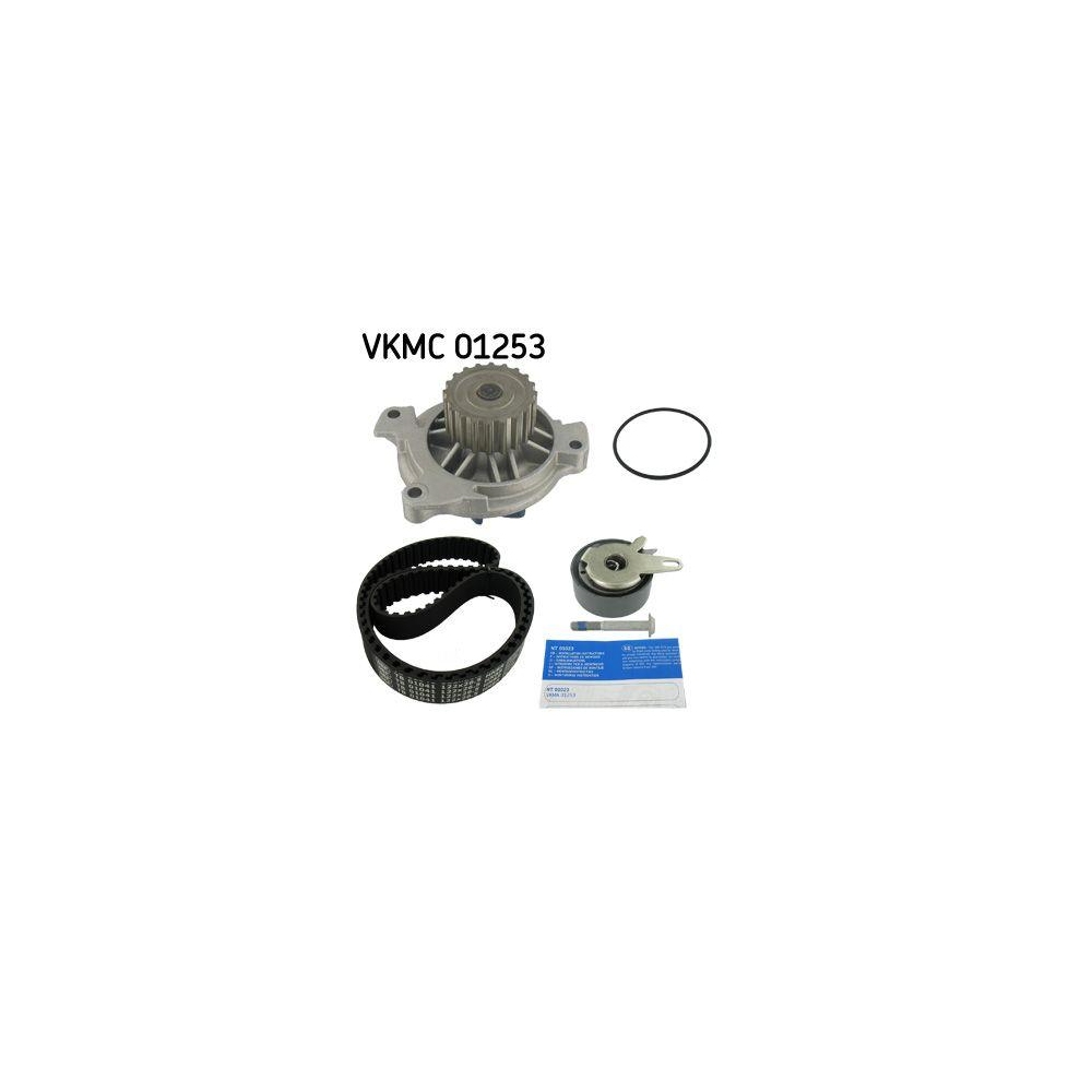 Wasserpumpe + Zahnriemensatz SKF VKMC 01253 f&uuml;r AUDI SEAT SKODA VOLVO VW