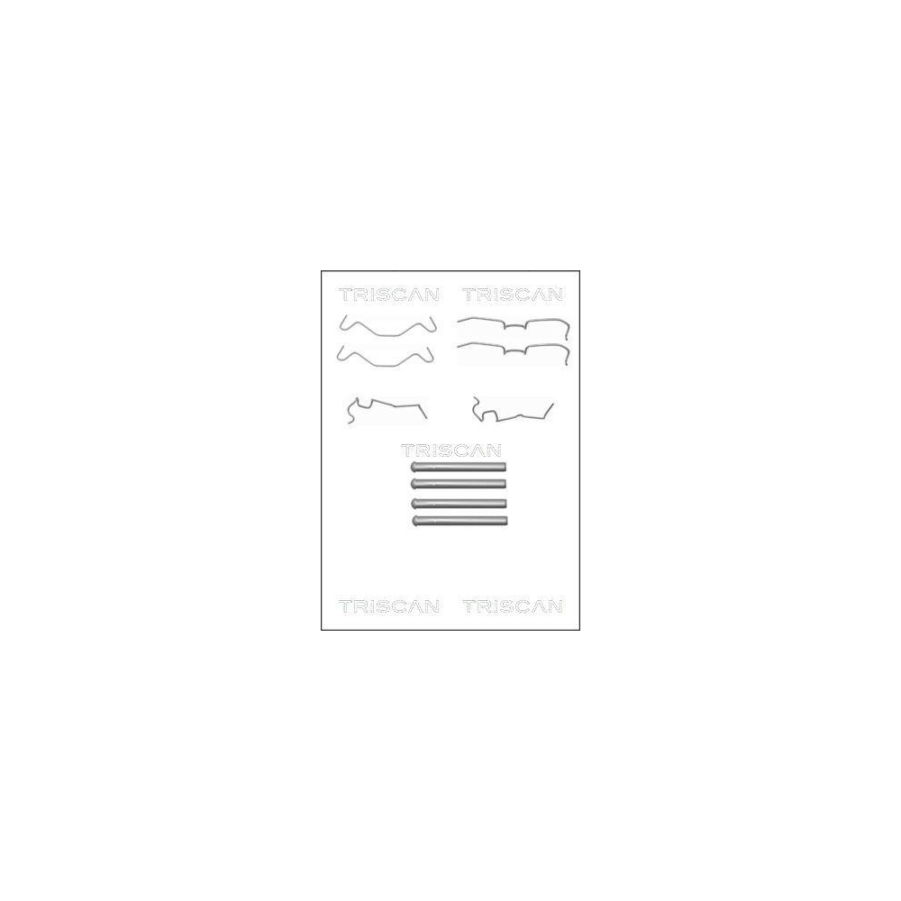 Zubeh&ouml;rsatz, Scheibenbremsbelag TRISCAN 8105 411607 f&uuml;r