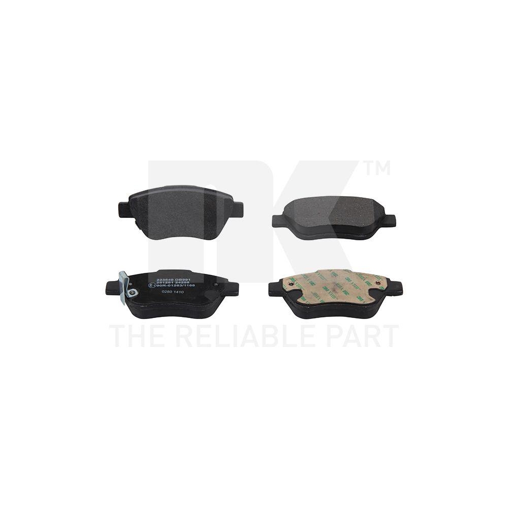Bremsbelagsatz, Scheibenbremse NK 223649 f&uuml;r OPEL VAUXHALL PROTON, Vorderachse