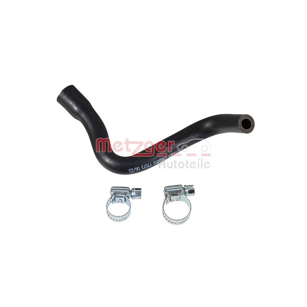 Schlauch, Kurbelgeh&auml;useentl&uuml;ftung METZGER 2380203 f&uuml;r AUDI SEAT SKODA VW