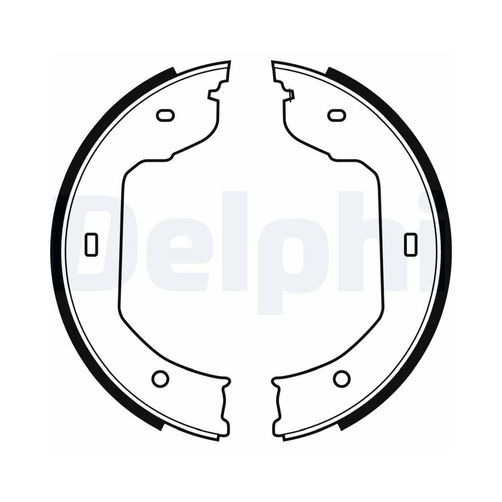 DELPHI LS1920 Bremsbackensatz f&uuml;r BMW VW ROLLS-ROYCE BMW (BRILLIANCE)