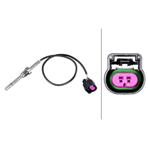 HELLA Sensor, Abgastemperatur 6PT 358 226-121 f&uuml;r GENERAL MOTORS