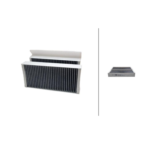 HELLA 8ZC 366 121-661 Filter, Innenraumluft f&uuml;r MERCEDES-BENZ, innen