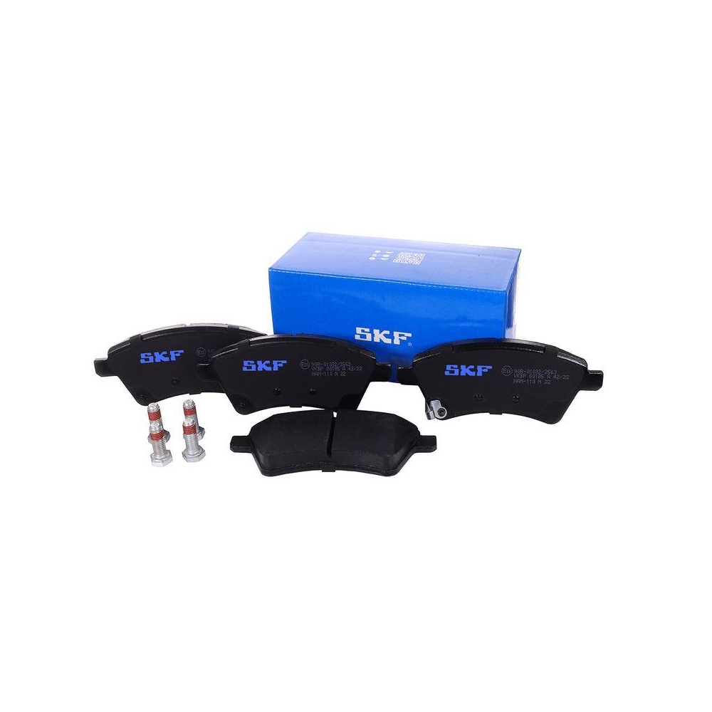 Bremsbelagsatz, Scheibenbremse SKF VKBP 80185 A f&uuml;r FIAT SUZUKI, Vorderachse