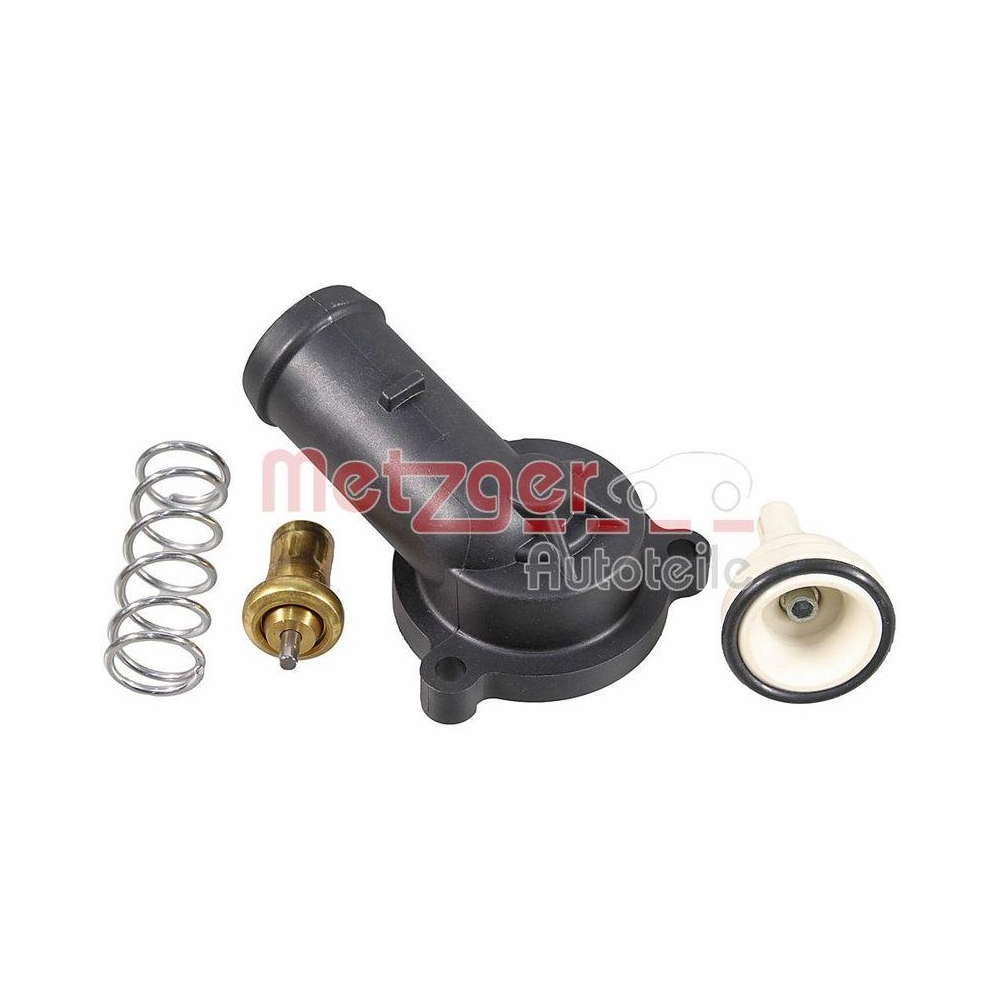 Thermostat, K&uuml;hlmittel METZGER 4006474 f&uuml;r AUDI SEAT SKODA VW, links