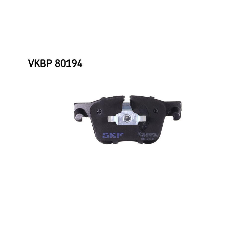 Bremsbelagsatz, Scheibenbremse SKF VKBP 80194 f&uuml;r CITRO&Euml;N PEUGEOT, Vorderachse