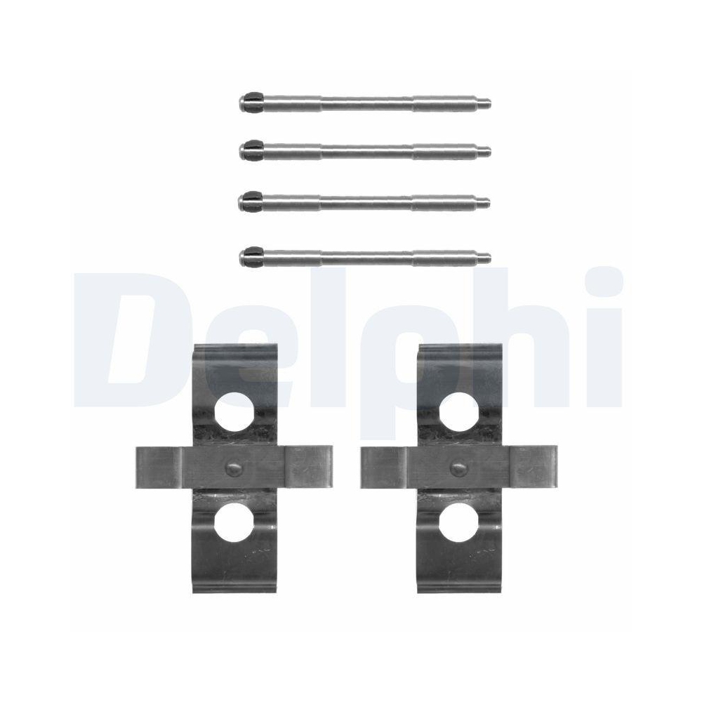 DELPHI LX0652 Zubeh&ouml;rsatz, Scheibenbremsbelag f&uuml;r, Vorderachse