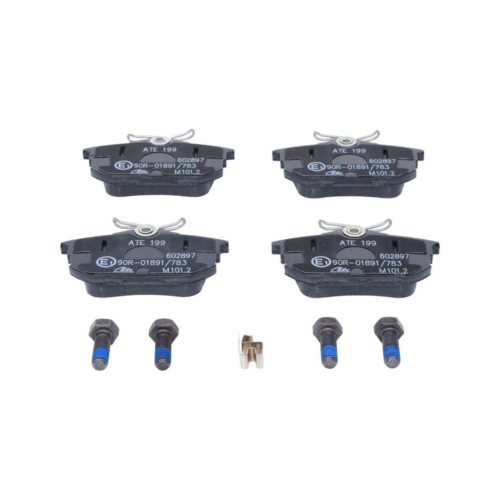 Bremsbelagsatz, Scheibenbremse ATE 13.0460-2897.2 f&uuml;r MITSUBISHI SMART