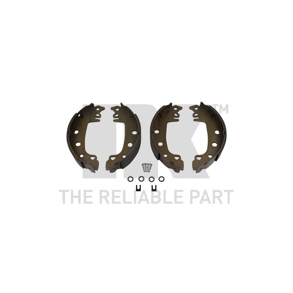 Bremsbackensatz NK 2723285 f&uuml;r FIAT NISSAN SEAT, Hinterachse