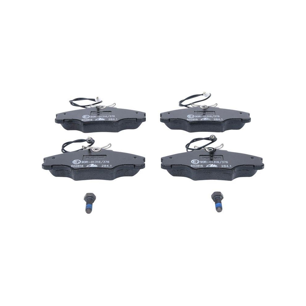 Bremsbelagsatz, Scheibenbremse ATE 13.0460-2816.2 f&uuml;r PEUGEOT, Vorderachse