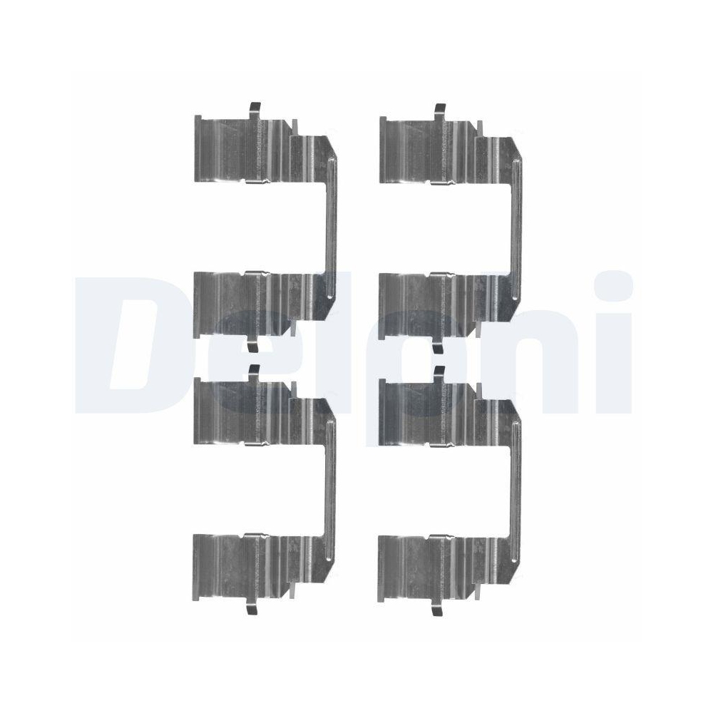 DELPHI LX0654 Zubeh&ouml;rsatz, Scheibenbremsbelag f&uuml;r SUBARU, Vorderachse