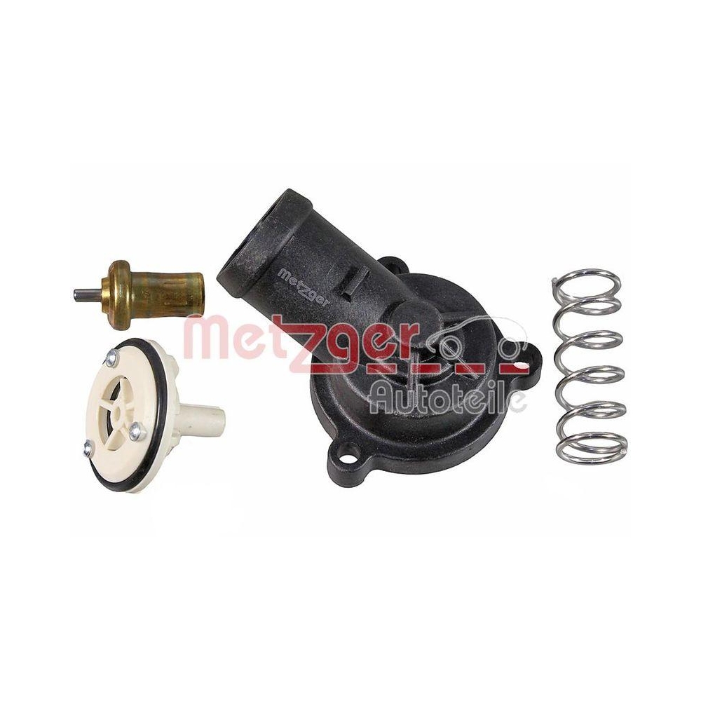 Thermostat, K&uuml;hlmittel METZGER 4006477 f&uuml;r AUDI SKODA VW, links