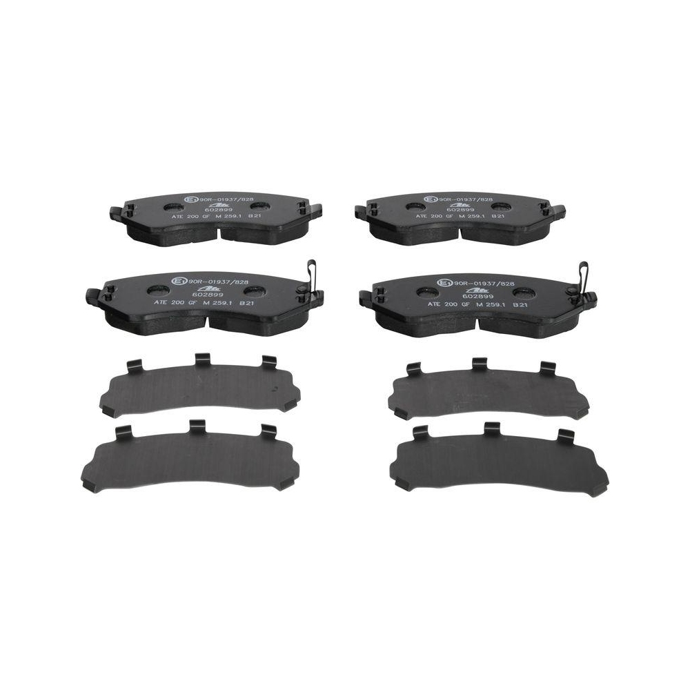 Bremsbelagsatz, Scheibenbremse ATE 13.0460-2899.2 f&uuml;r CHRYSLER JEEP, Vorderachse