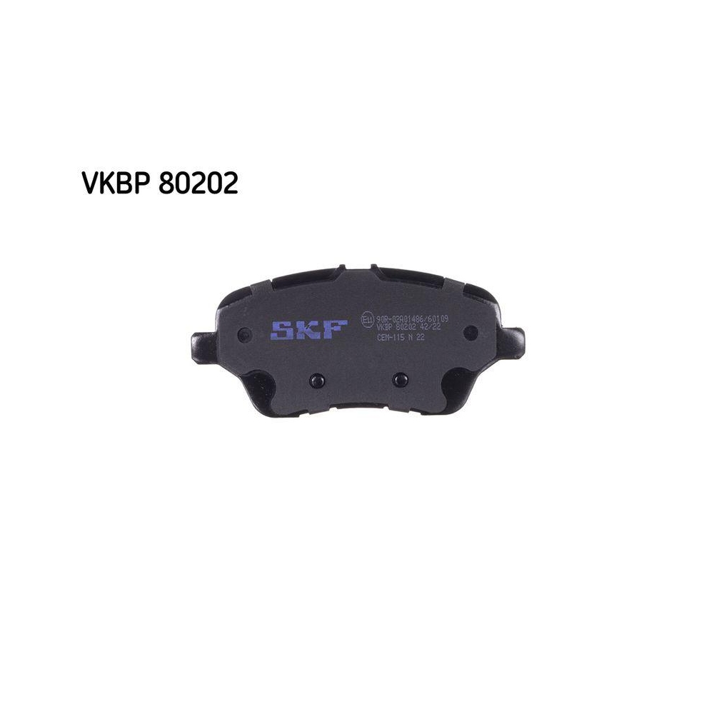 Bremsbelagsatz, Scheibenbremse SKF VKBP 80202 für FORD, Vorderachse