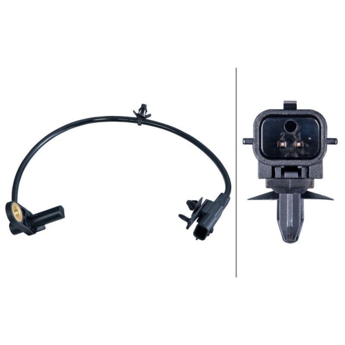 HELLA 6PU 358 418-491 Sensor, Raddrehzahl f&uuml;r NISSAN INFINITI, Hinterachse links