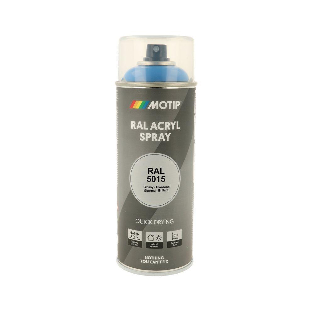 Lack MOTIP 07012 RAL 5015 himmelblau hochglanz 400 ml für