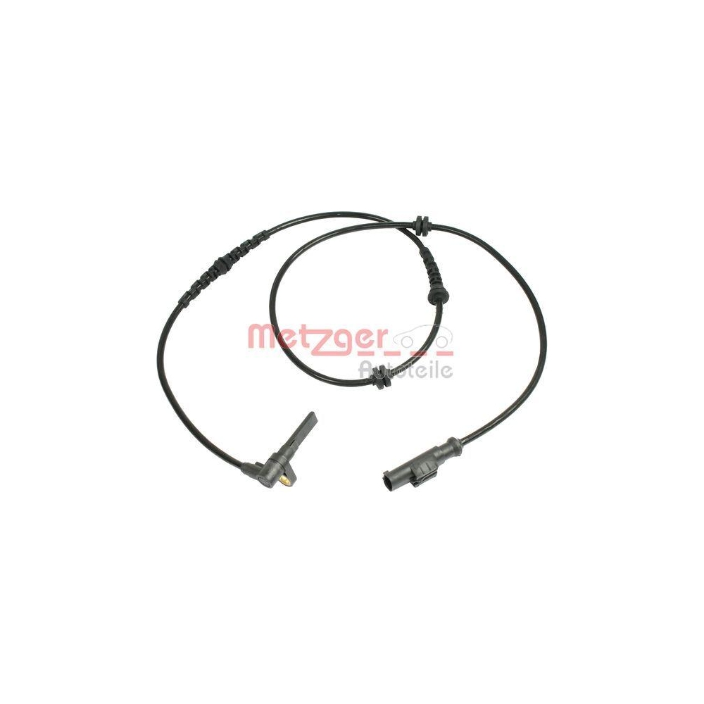 Sensor, Raddrehzahl METZGER 0900888 f&uuml;r FIAT CITRO&Euml;N/PEUGEOT, Vorderachse