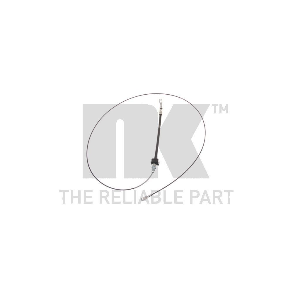 Seilzug, Feststellbremse NK 903348 für MERCEDES-BENZ VW, mitte, vorne