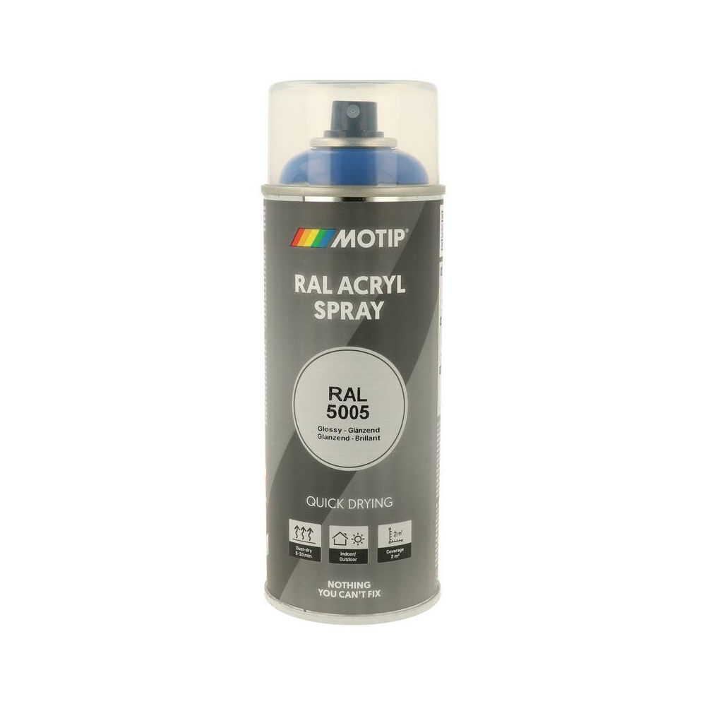 Lack MOTIP 07134 RAL 5005 signalblau hochglanz 400 ml für
