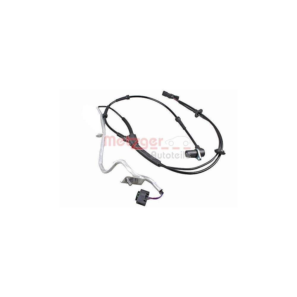 Sensor, Raddrehzahl METZGER 09001306 f&uuml;r AUDI, Hinterachse links