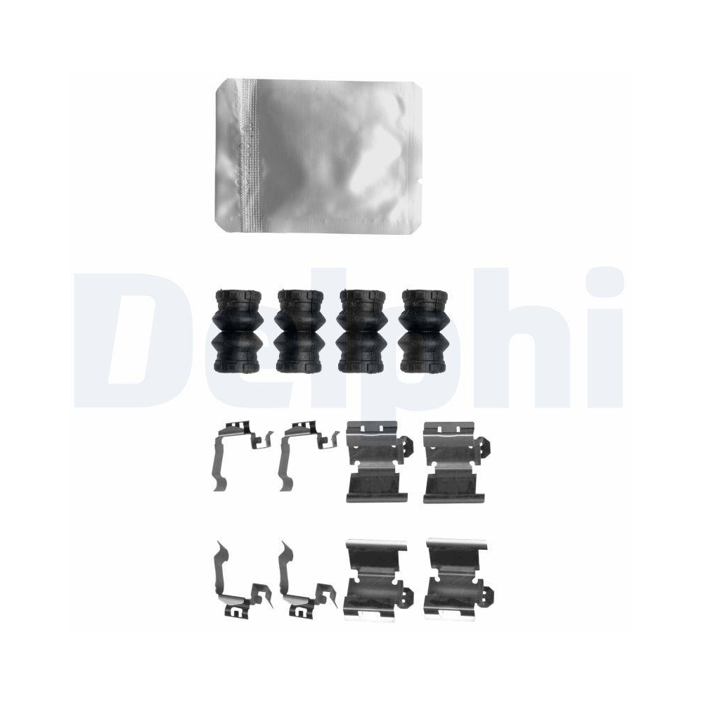 DELPHI LX0657 Zubeh&ouml;rsatz, Scheibenbremsbelag f&uuml;r, Hinterachse