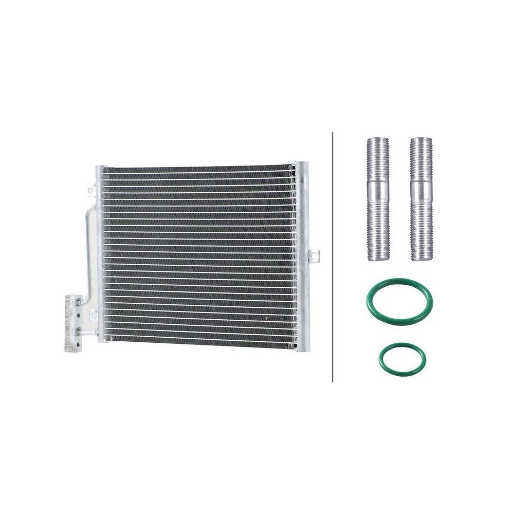 HELLA Kondensator, Klimaanlage 8FC 366 220-391 >>> Easy2Fit <<< für PORSCHE