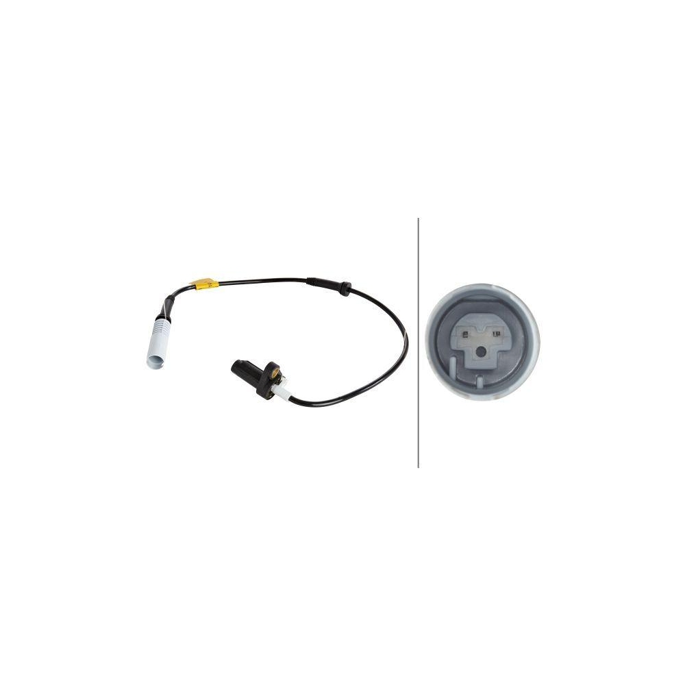 HELLA Sensor, Raddrehzahl 6PU 009 106-041 f&uuml;r BMW, Vorderachse