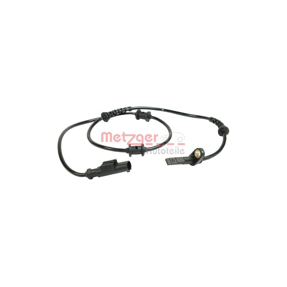 Sensor, Raddrehzahl METZGER 0900890 f&uuml;r FIAT CITRO&Euml;N/PEUGEOT, Hinterachse
