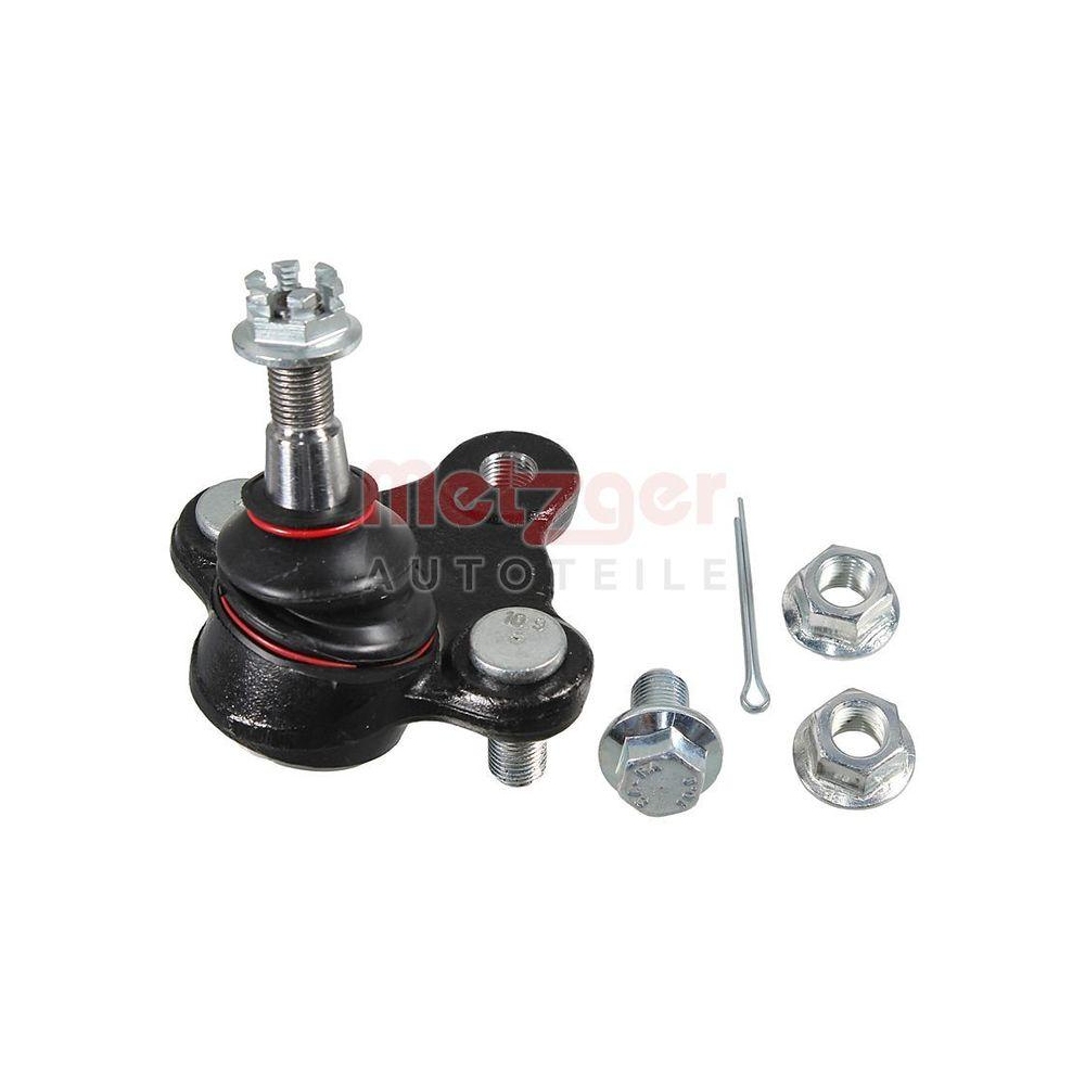 Trag-/F&uuml;hrungsgelenk METZGER 57034001 KIT + f&uuml;r HYUNDAI, Vorderachse links