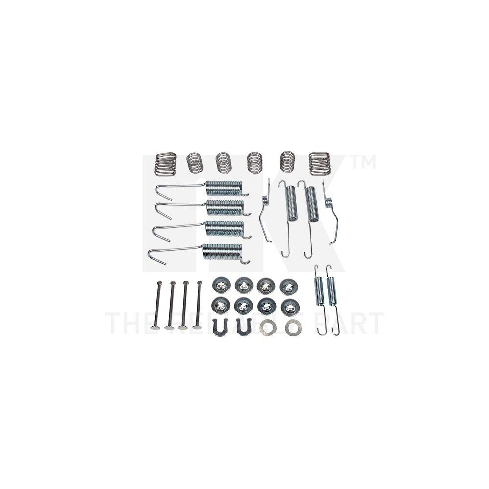 Zubeh&ouml;rsatz, Bremsbacken NK 7999697 f&uuml;r AUDI SEAT SKODA TOYOTA VW, Hinterachse