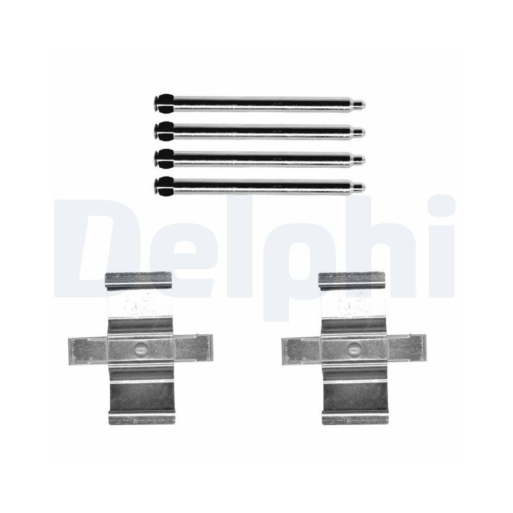 DELPHI LX0658 Zubeh&ouml;rsatz, Scheibenbremsbelag f&uuml;r MERCEDES-BENZ, Hinterachse