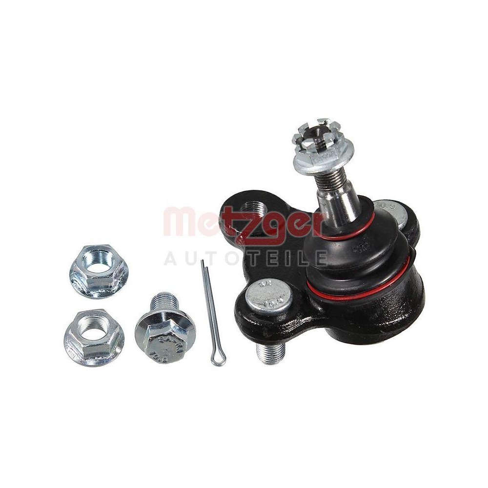 Trag-/F&uuml;hrungsgelenk METZGER 57034102 KIT + f&uuml;r HYUNDAI, Vorderachse rechts