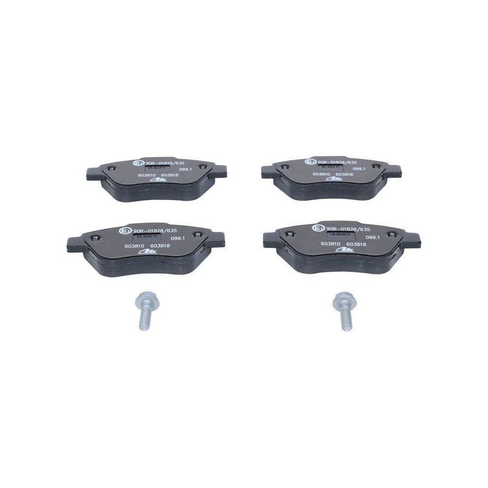 Bremsbelagsatz, Scheibenbremse ATE 13.0460-3810.2 f&uuml;r FIAT, Vorderachse