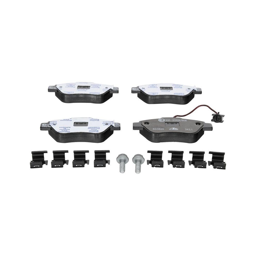 Bremsbelagsatz, Scheibenbremse ATE 13.0460-3826.2 f&uuml;r FIAT, Vorderachse