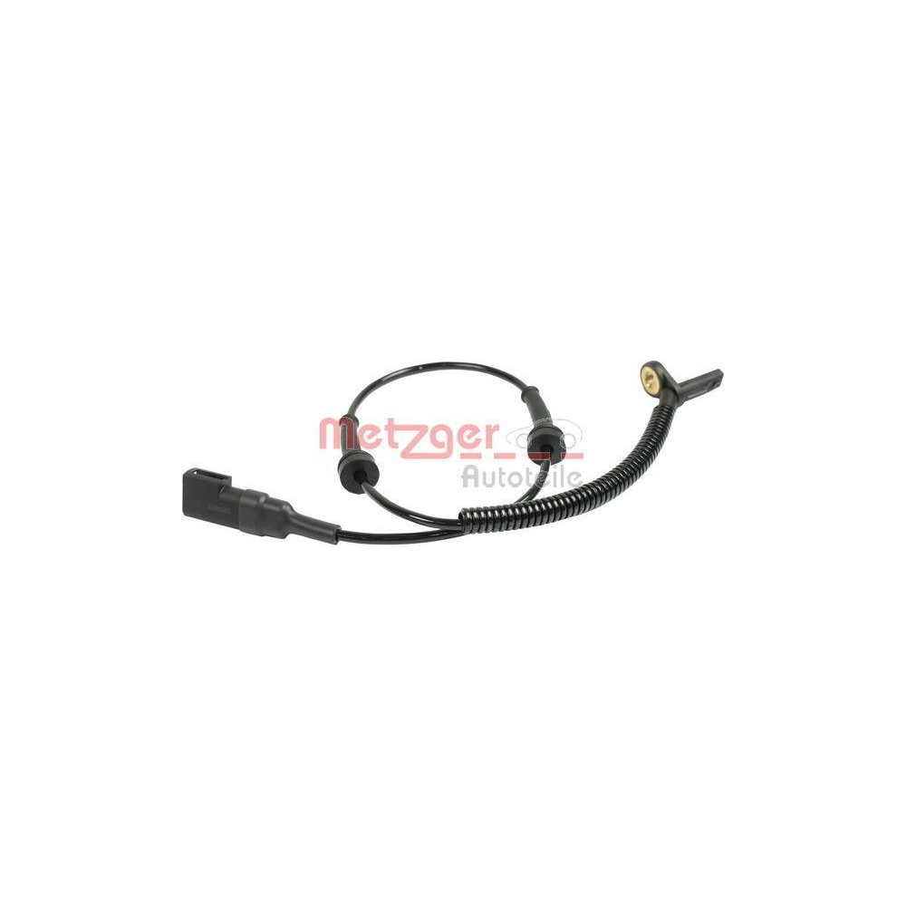 Sensor, Raddrehzahl METZGER 0900893 f&uuml;r FORD, Vorderachse links