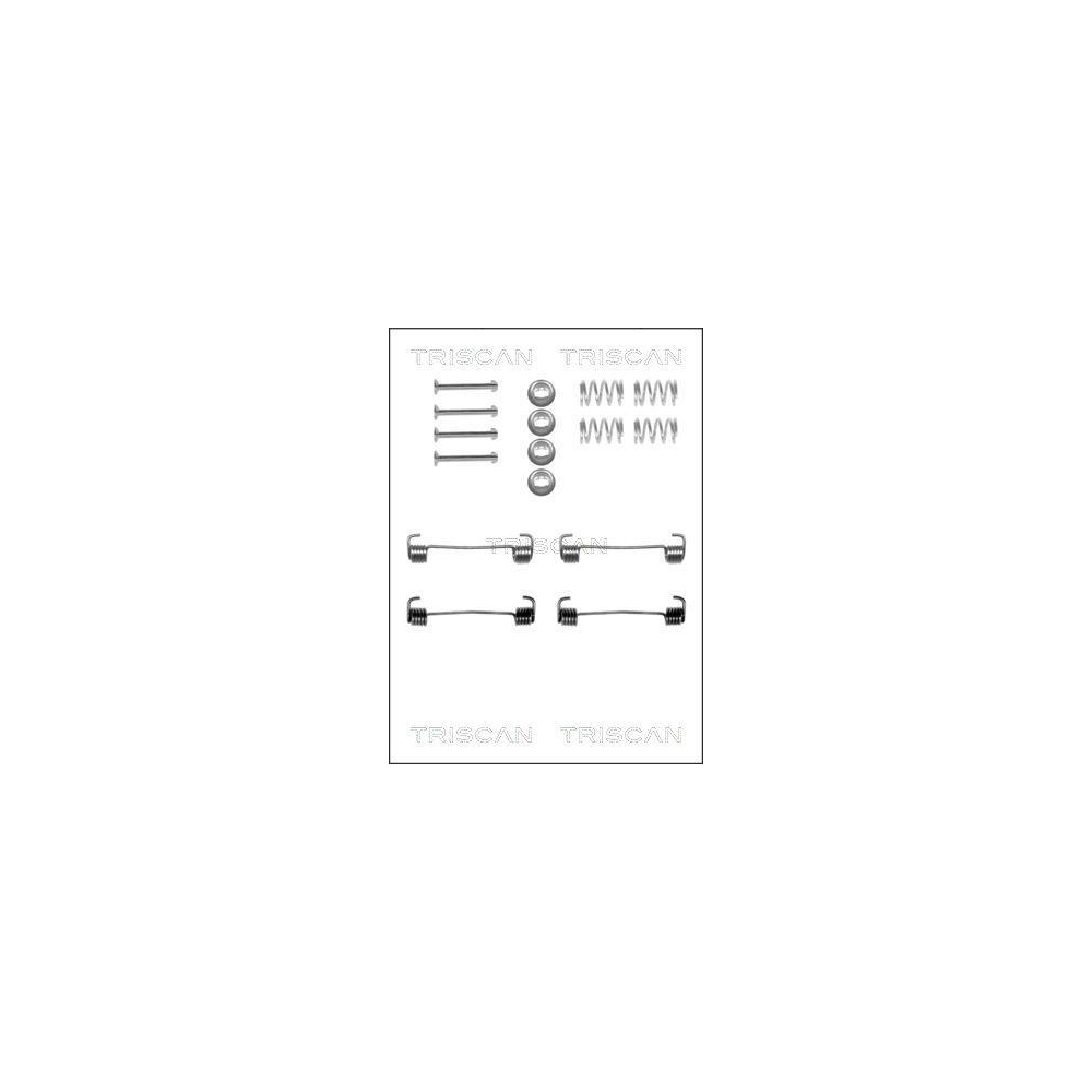 Zubeh&ouml;rsatz, Feststellbremsbacken TRISCAN 8105 112058 f&uuml;r, Hinterachse