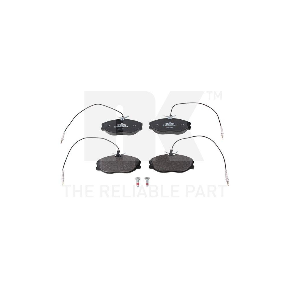 Bremsbelagsatz, Scheibenbremse NK 223730 f&uuml;r CITRO&Euml;N PEUGEOT, Vorderachse